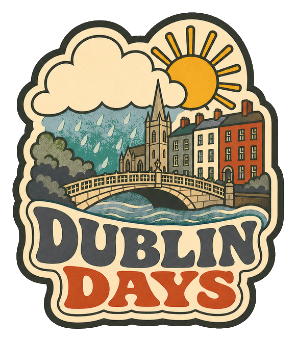 Preview for Dublin Days Retro Text Sticker