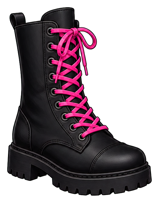 Preview for Pink Laced Boot Sticker