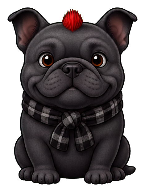 Preview for Punk Bulldog Sticker