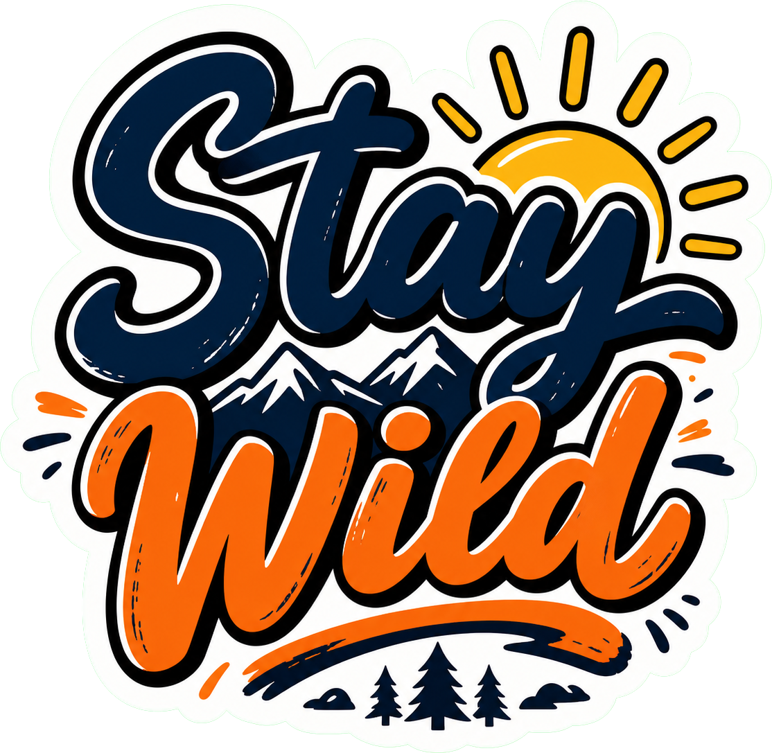 Preview for Stay Wild Text Sticker
