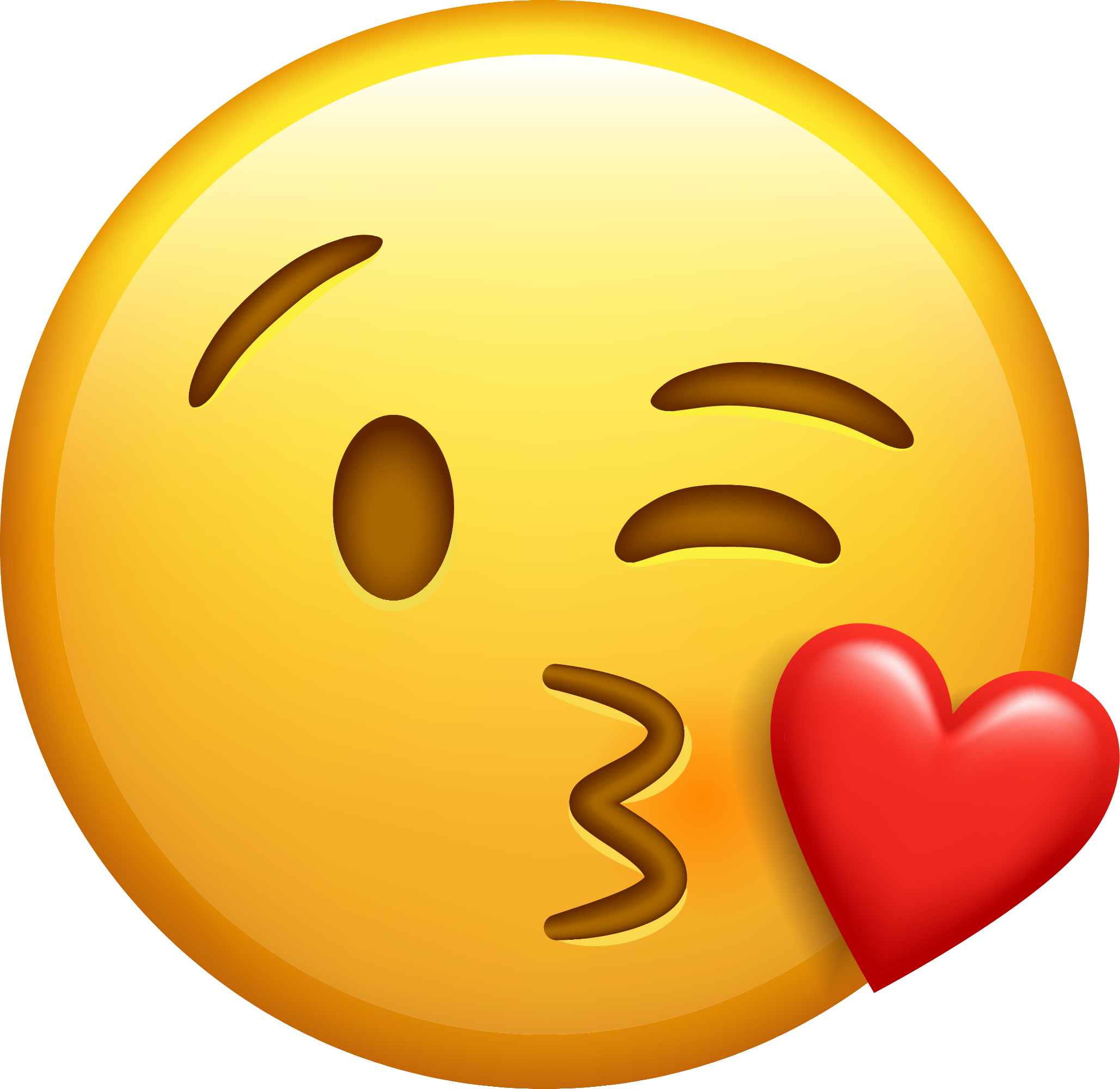 Preview for Kissing-face-emoji-emoji-classic-sticker-444bd