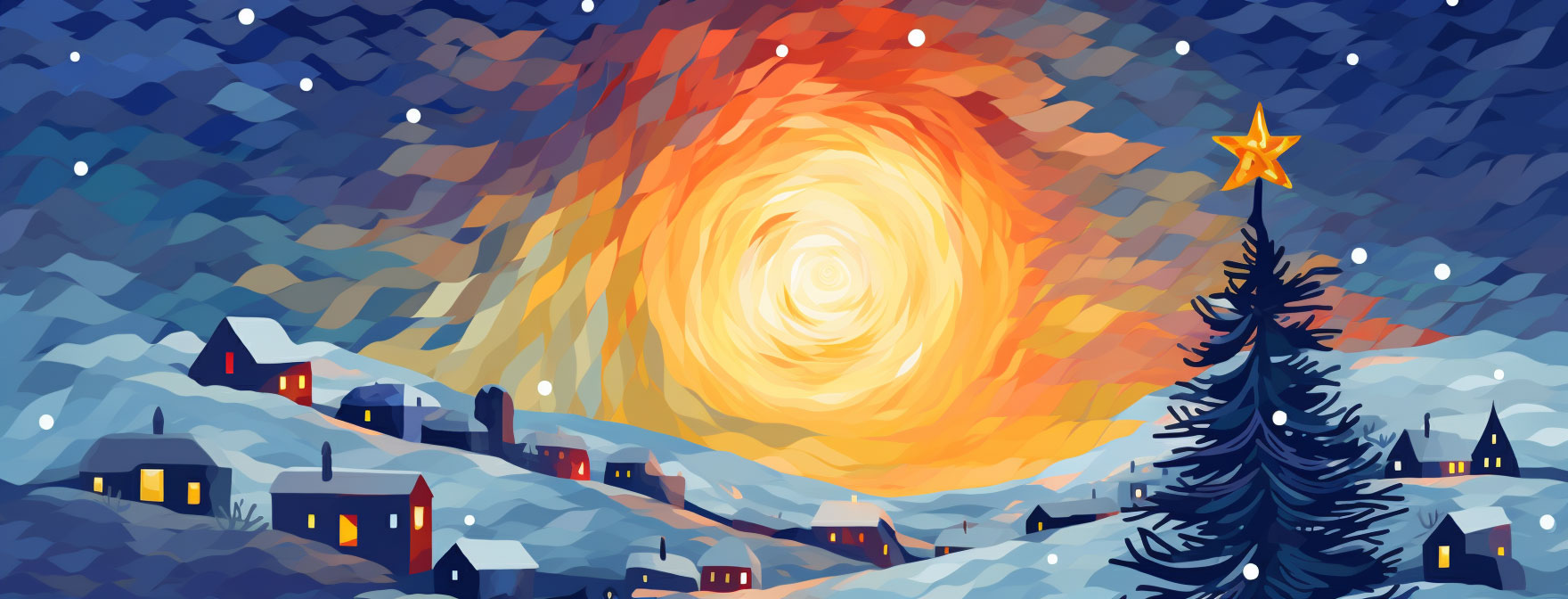 Preview for Winter-landscape-painting-christmas-cover-background-d333f
