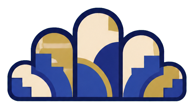 Preview for Art Deco Cloud Sticker For Designs