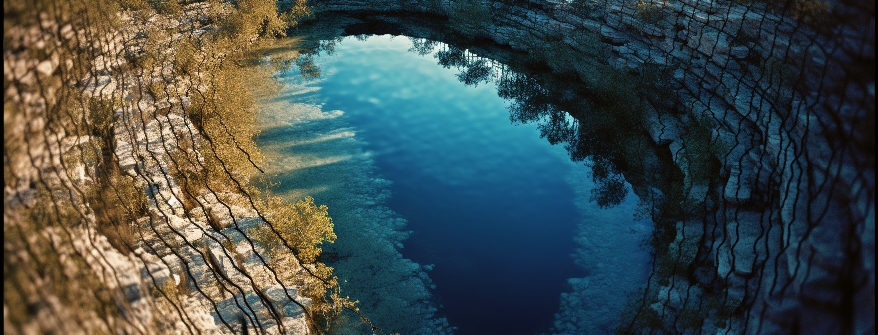 Preview for Deep-blue-sinkhole-ai-facebook-background-acef1