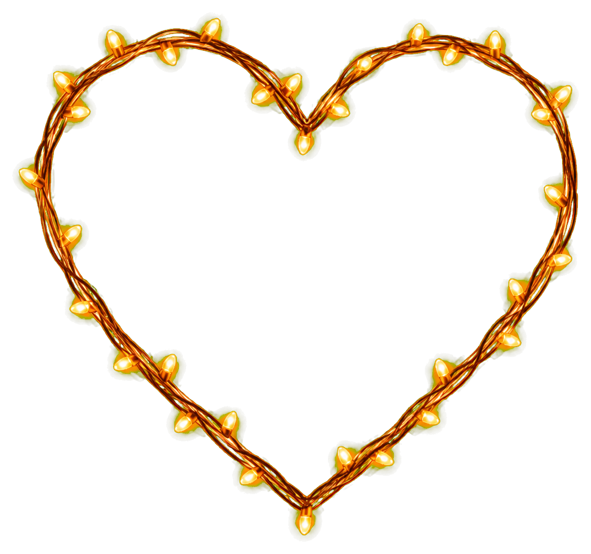 Preview for Glowing Heart Outline Sticker