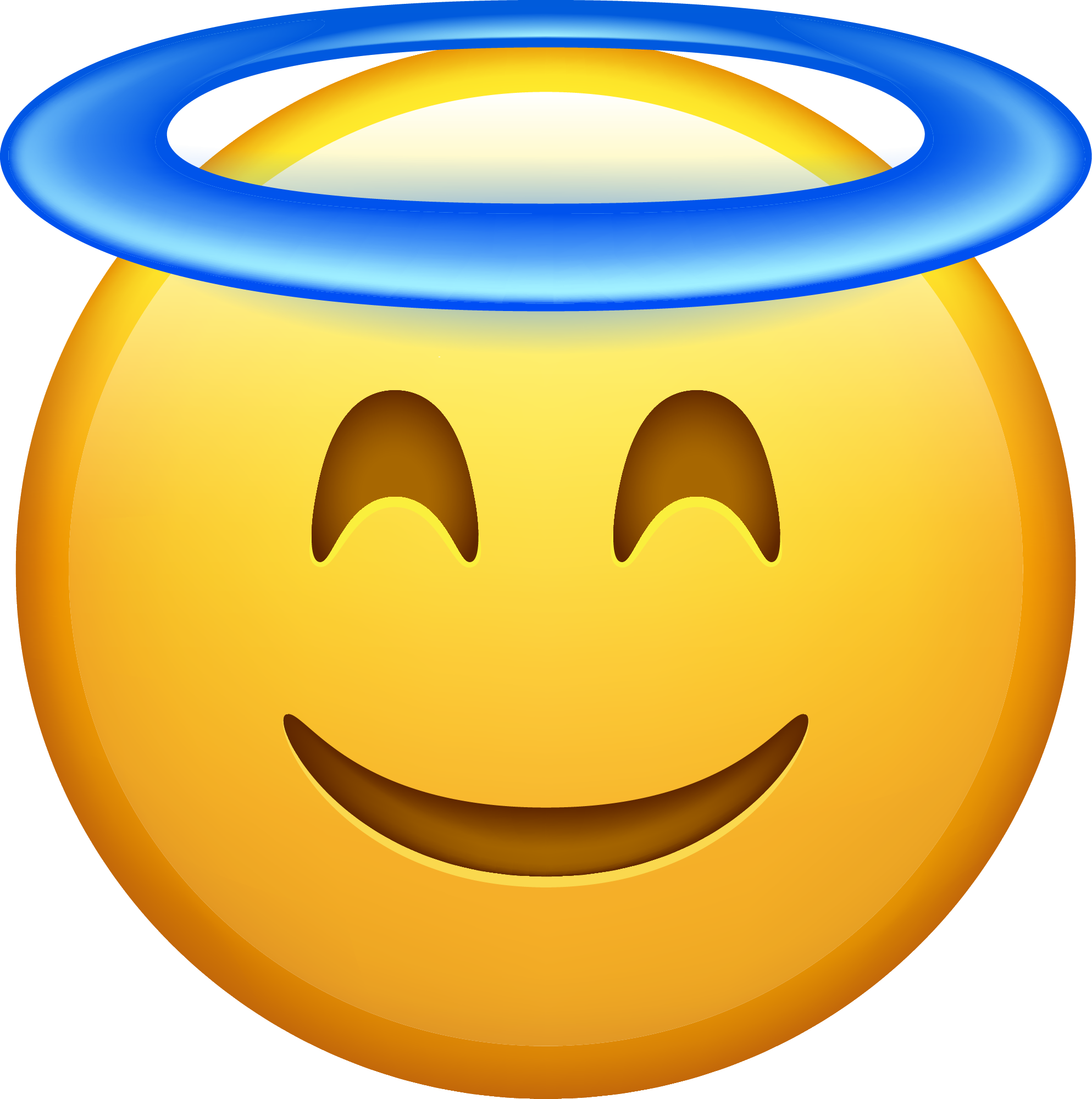 Preview for Angel-smiley-face-emoji-classic-sticker-ab8a0