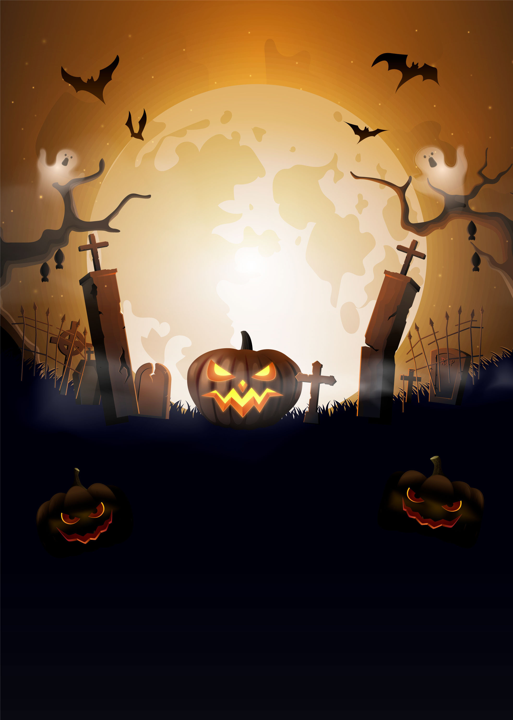 Preview for Halloween-night-scene-template-background-f5648