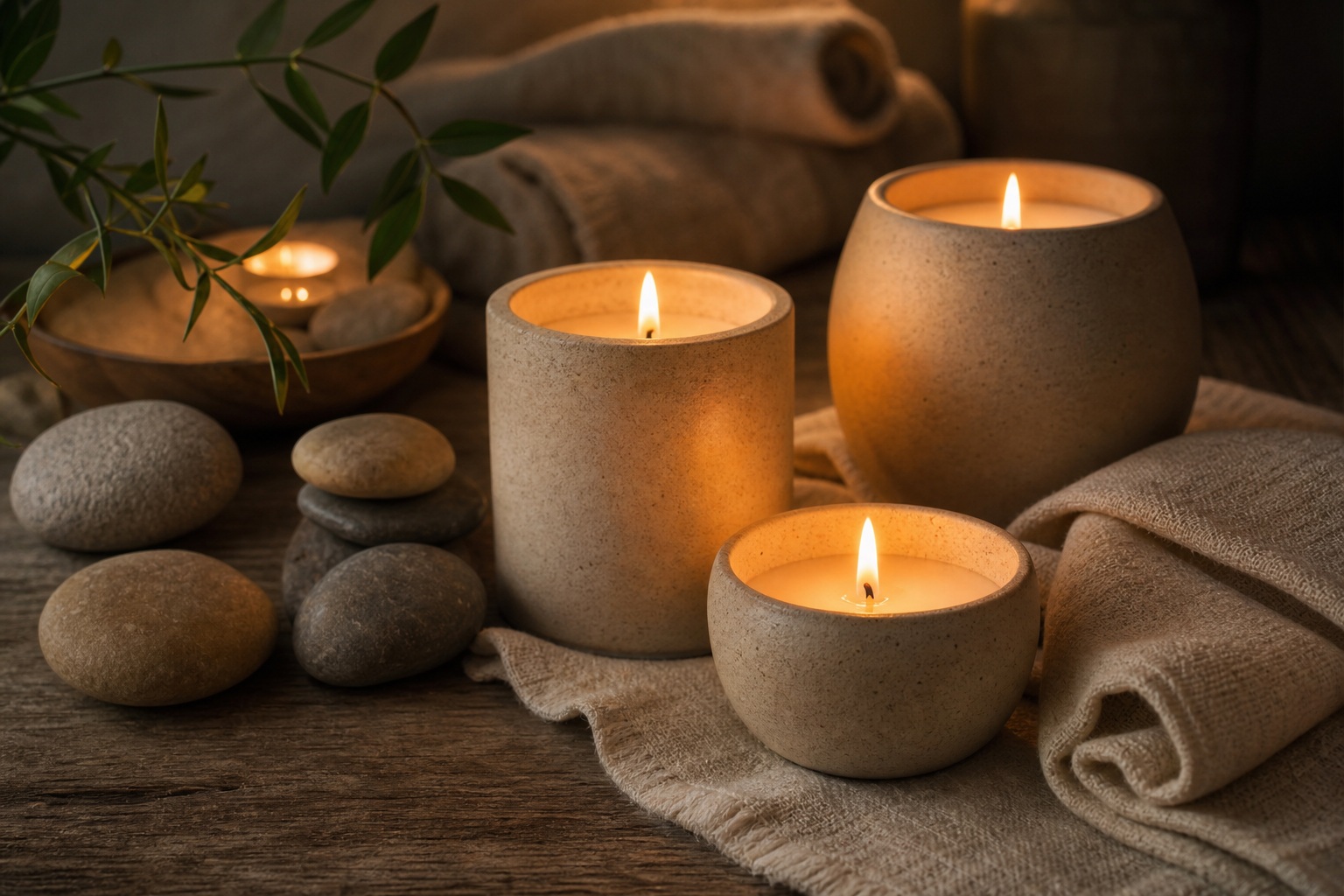 Preview for Warm Candle Glow Background