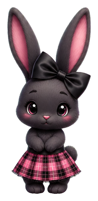 Preview for Plaid Skirt Bunny Sticker