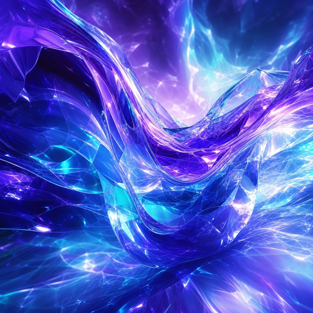 Preview for Neon Cyber Glass Abstract Background