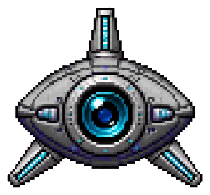 Preview for Violet Eye Drone Sprite Sticker