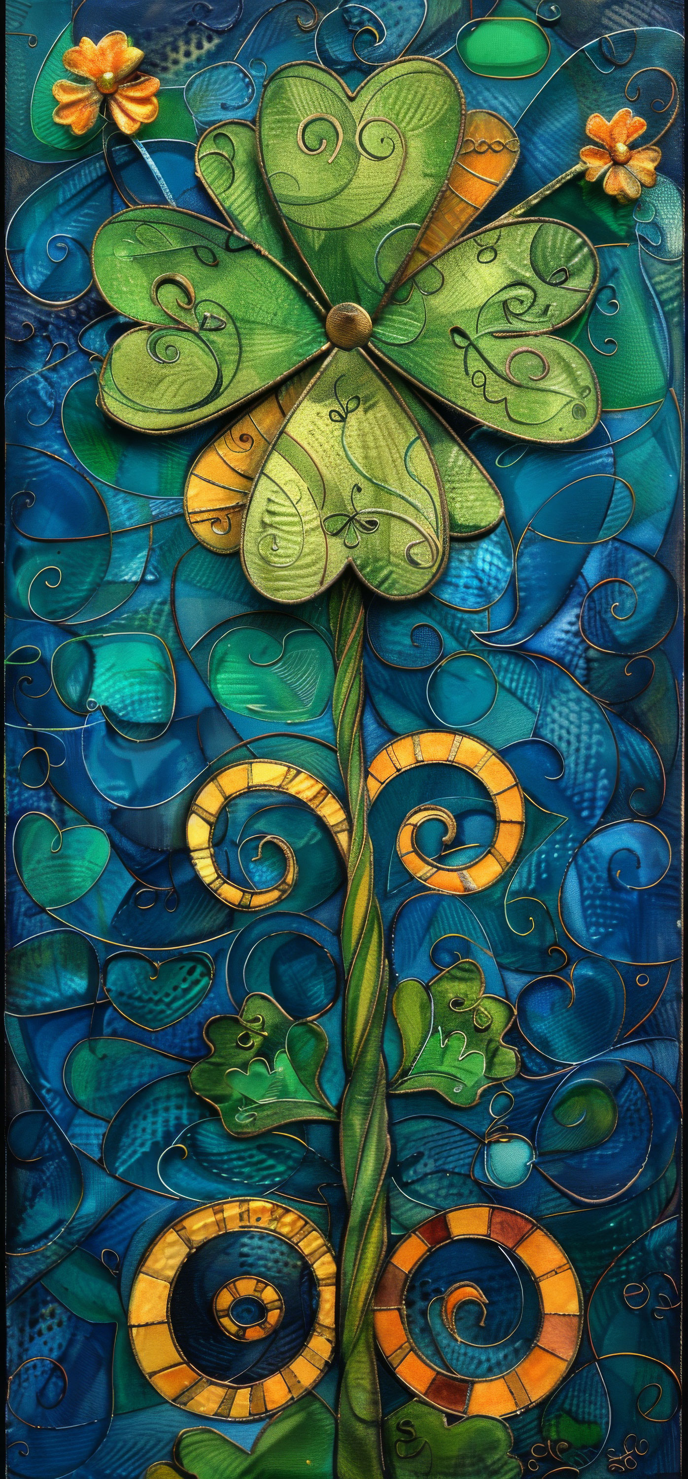 Preview for Stained-glass-clover-art-st-patricks-background-1750b