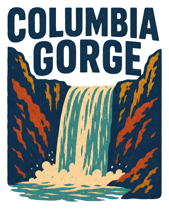 Preview for Columbia Gorge Waterfall Sticker