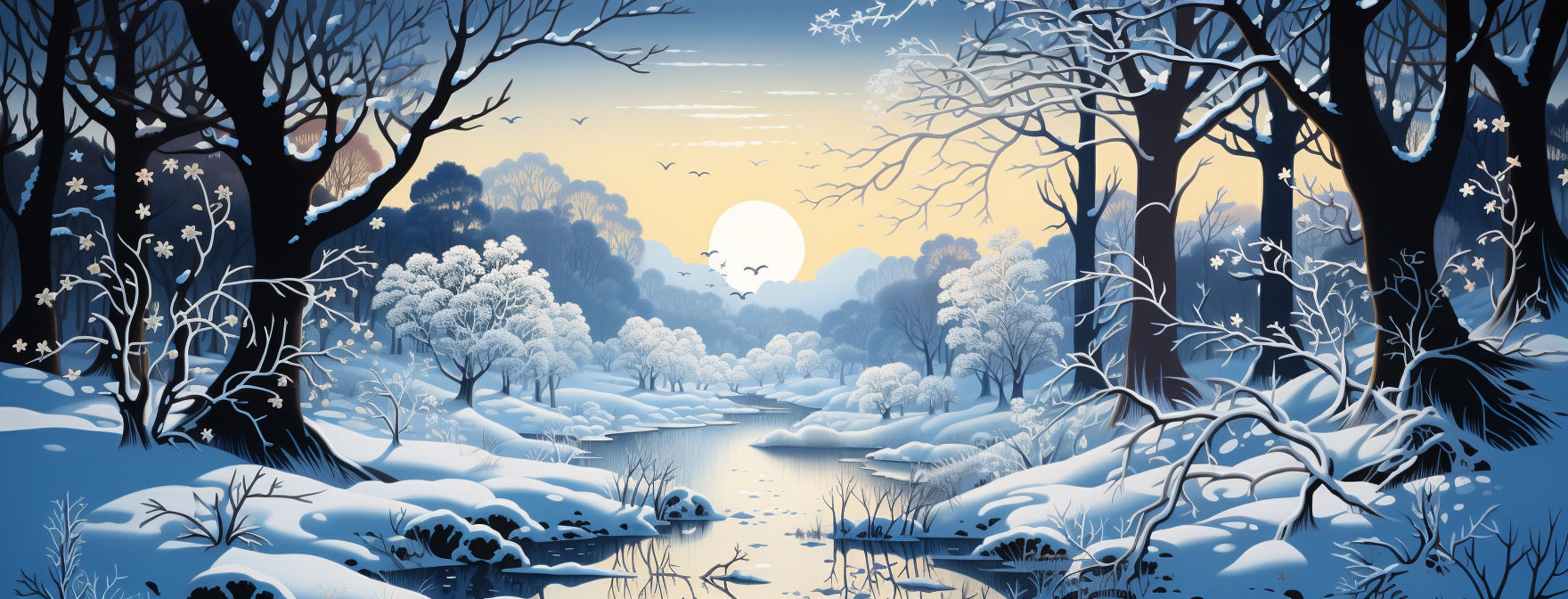 Preview for Serene-winter-landscape-christmas-cover-background-57c93
