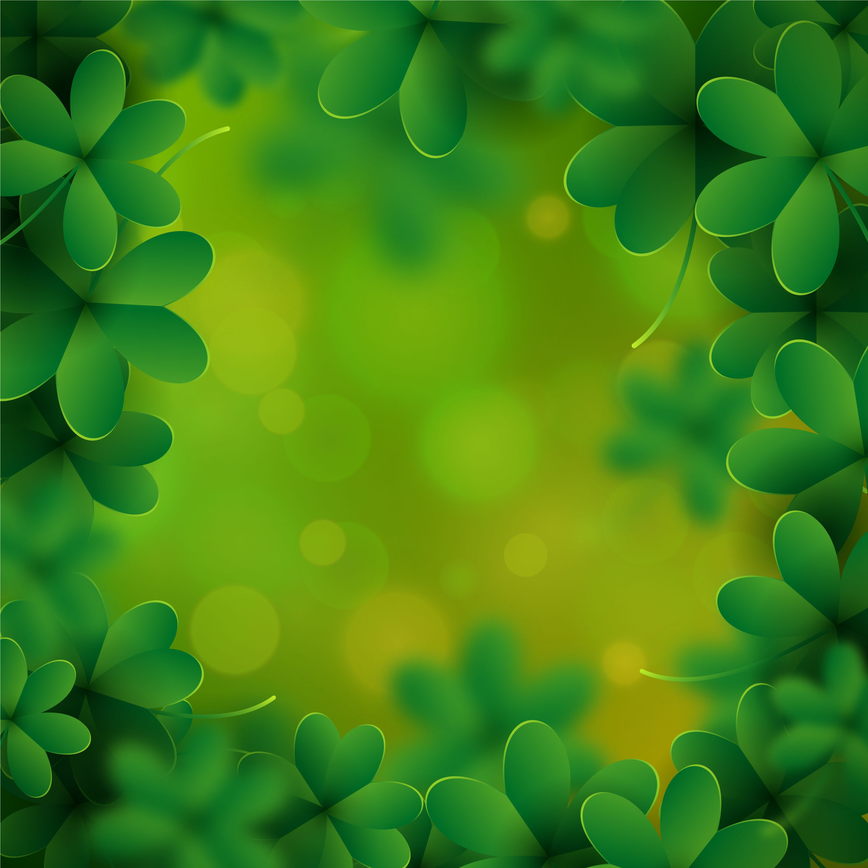 Preview for Shamrock-frame-design-st-patricks-background-c1546