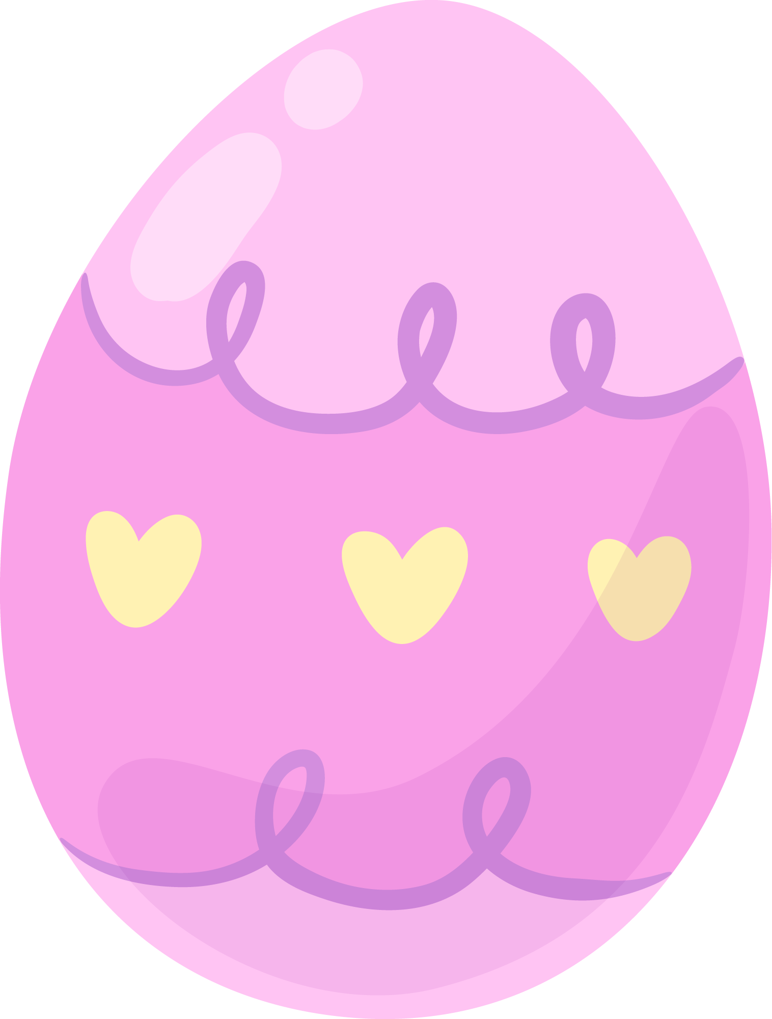 Preview for Pink-easter-egg-with-hearts-sticker-9b2ca