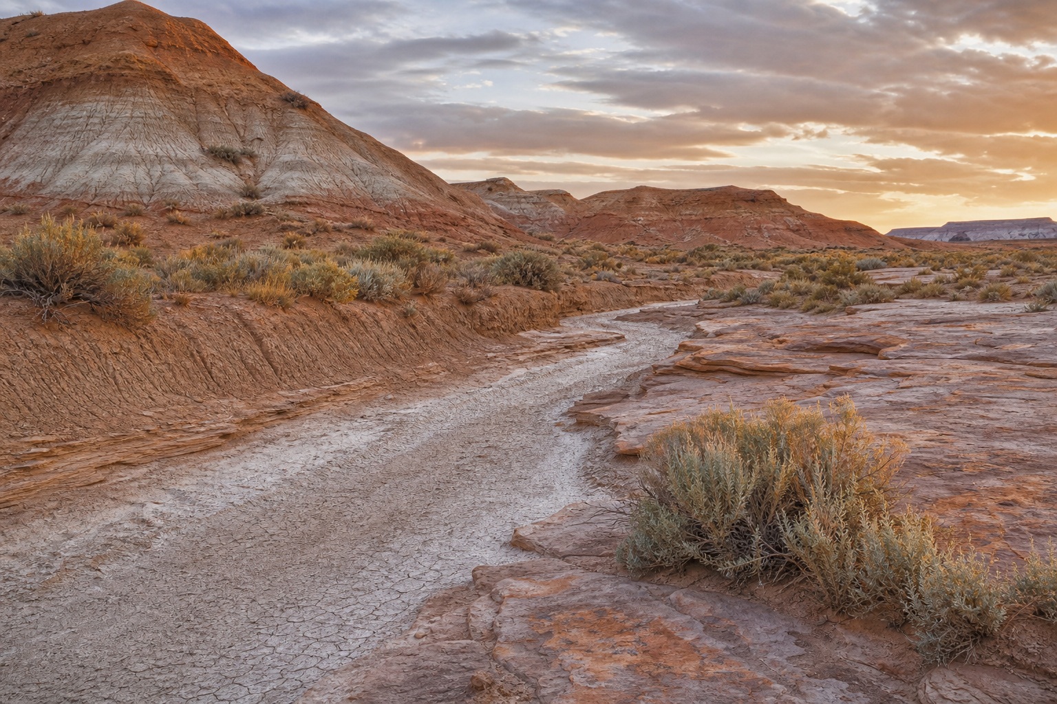 Preview for Desert Clay Landscape Background