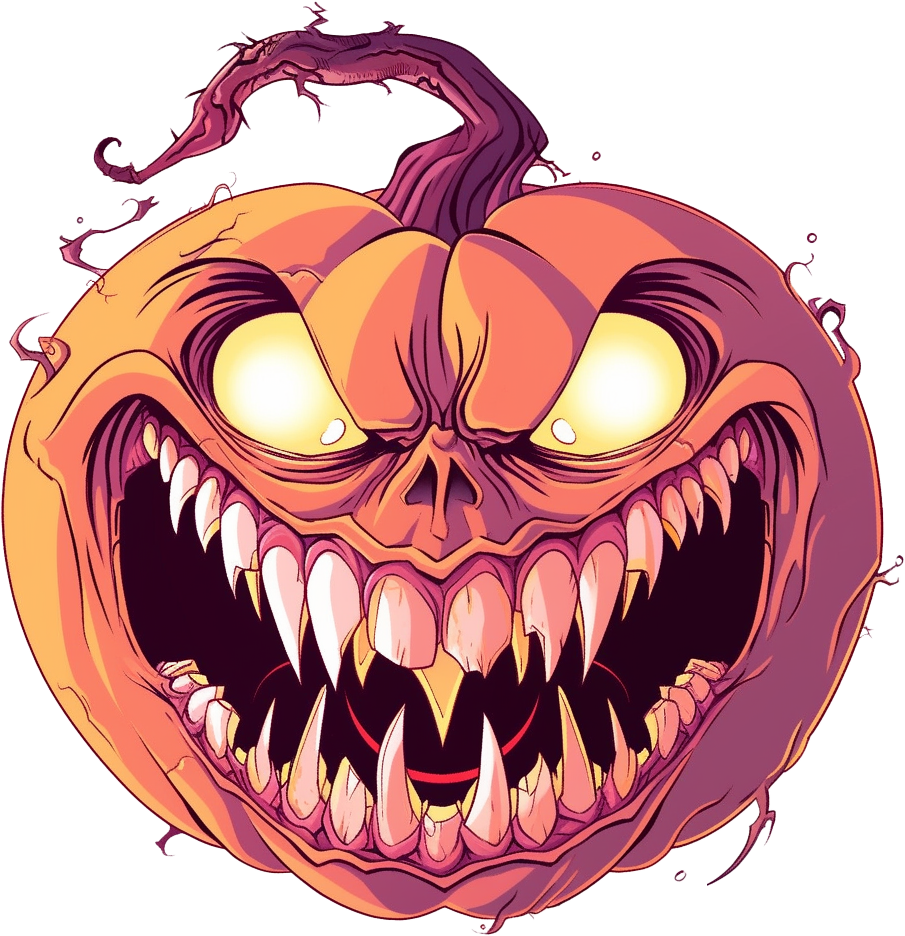 Preview for Halloween-jack-o-lantern-illustration-pumpkins-sticker-ca55a