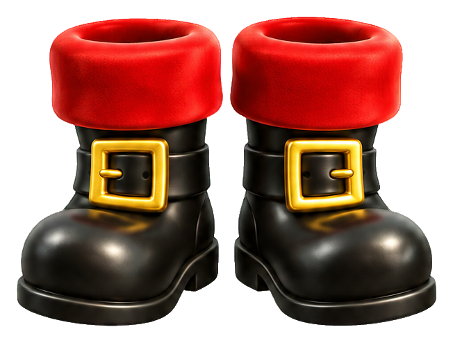 Preview for 3d Christmas Santa Boots