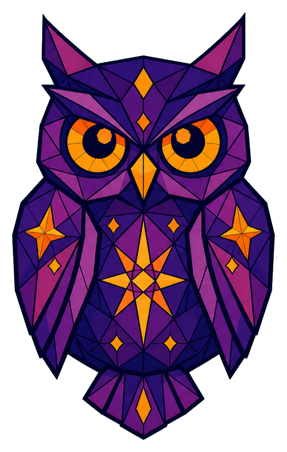 Preview for Cosmic Owl Sticker