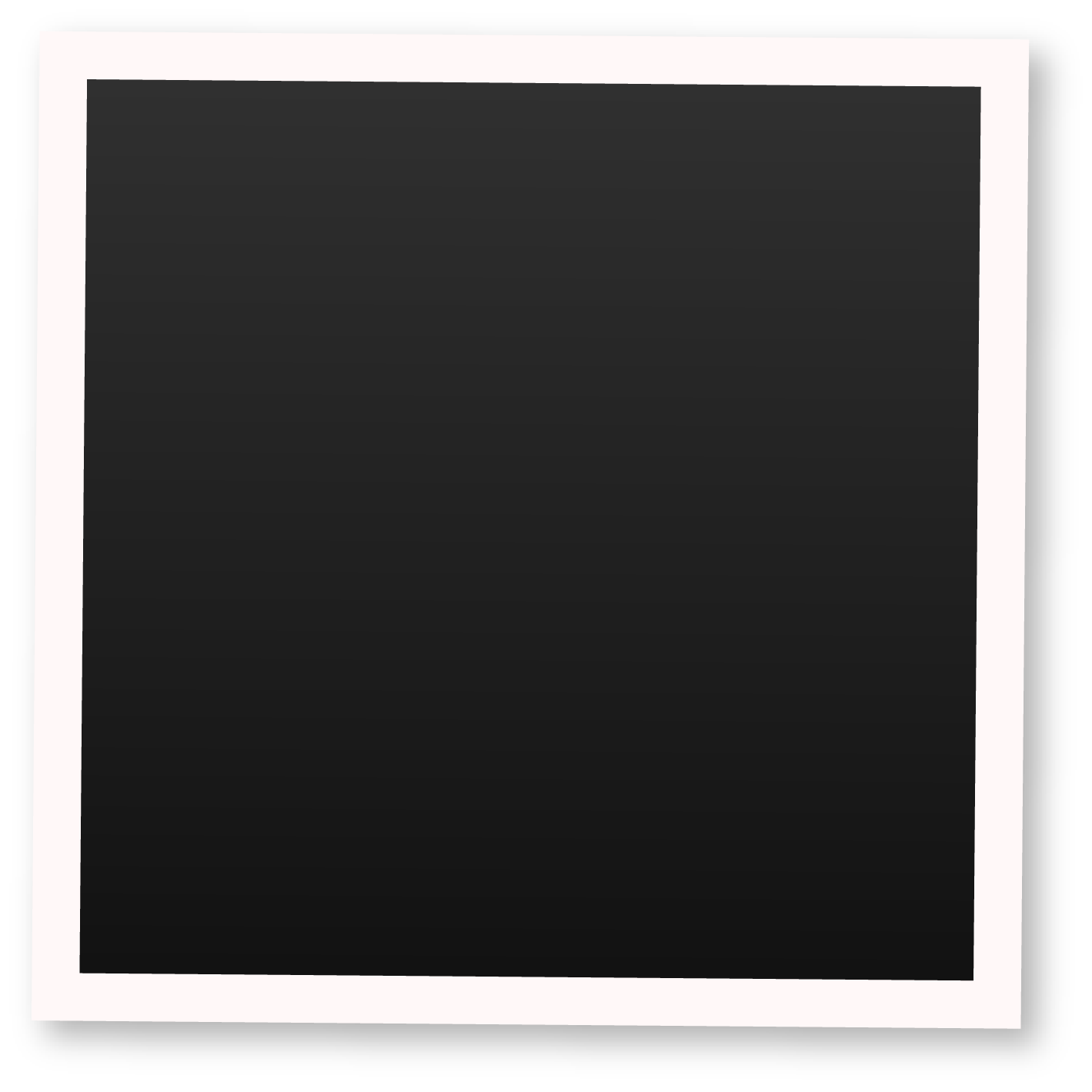 Preview for White-framed-black-square-love-design-sticker-4c26e