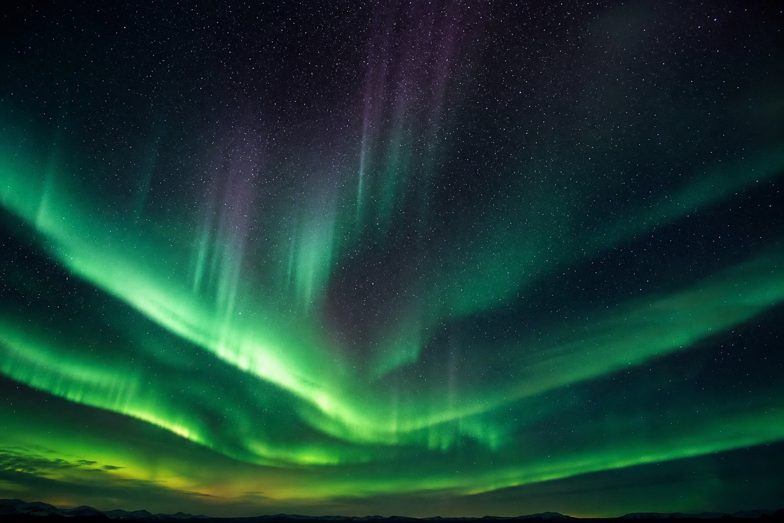 Preview for Aurora Night Sky Background