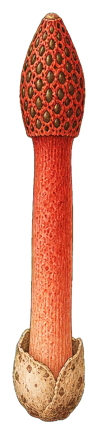 Preview for Stinkhorn Mushroom Sticker