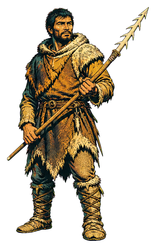 Preview for Upper Paleolithic Harpoon Fisher Sticker