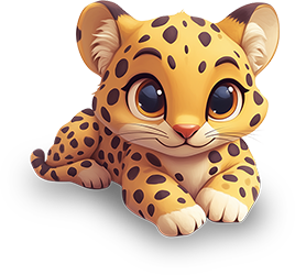 Preview for Cartoon-leopard-illustration-animal-sticker-8c194