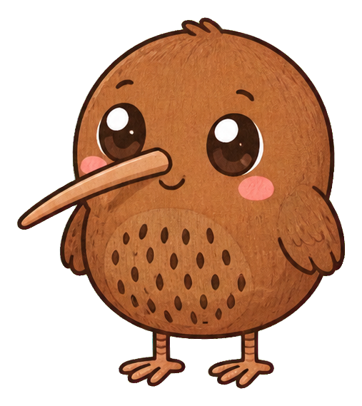 Preview for Cute Kiwi Bird Sticker Graphic