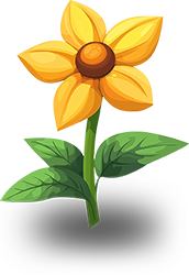 Preview for Yellow-flower-illustration-flora-sticker-974d9