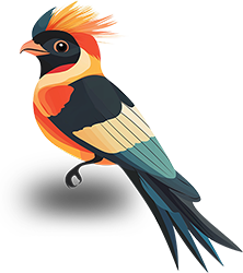 Preview for Vibrant-bird-illustration-template-animal-sticker-d1498