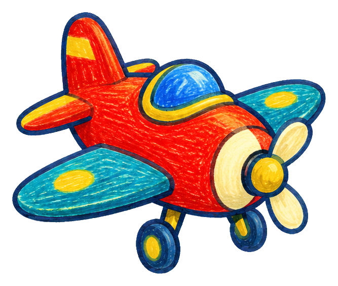 Preview for Crayon Playroom Toys Toy Plane