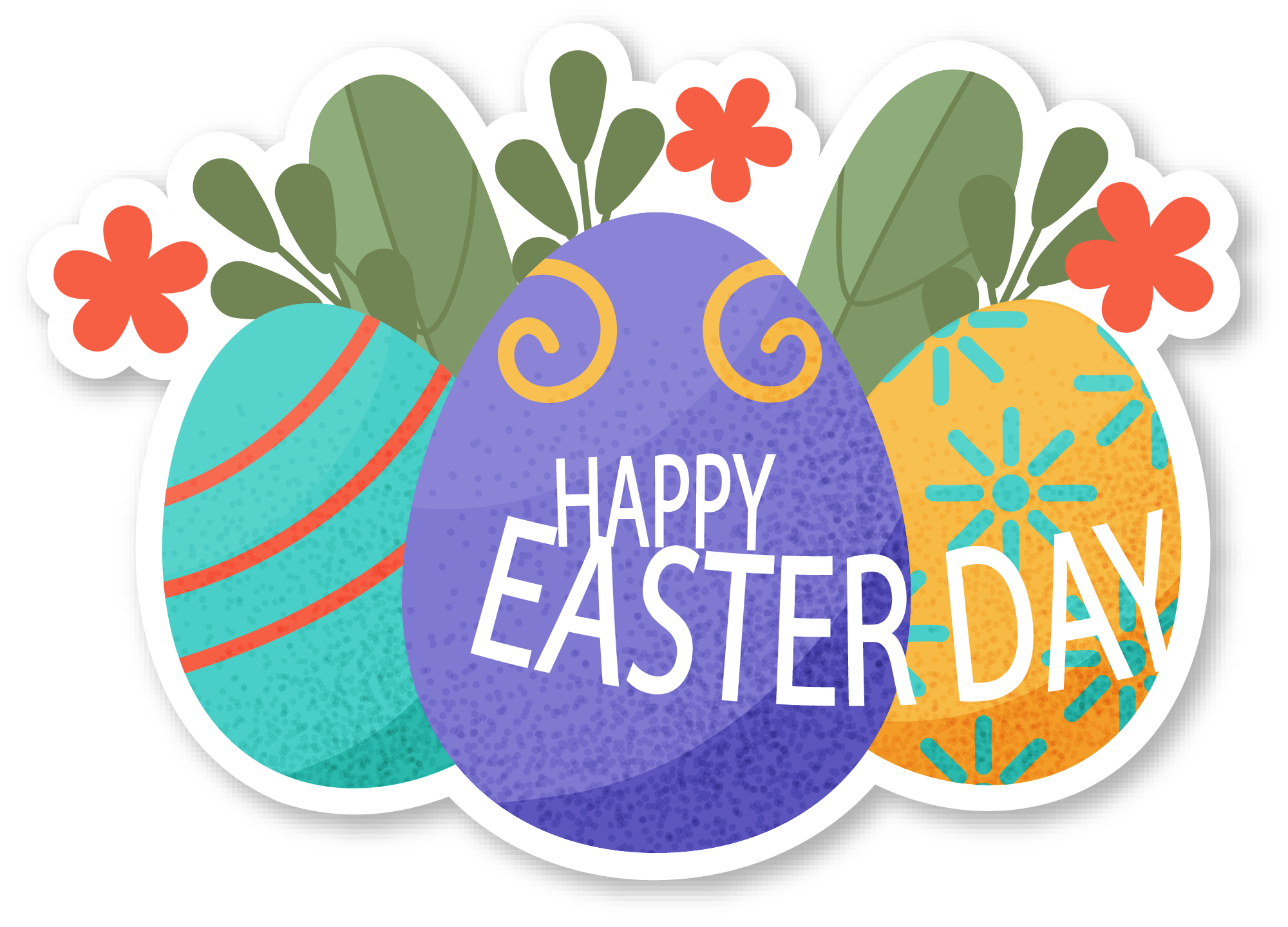 Preview for Happy-easter-day-illustration-easter-text-sticker-2249f