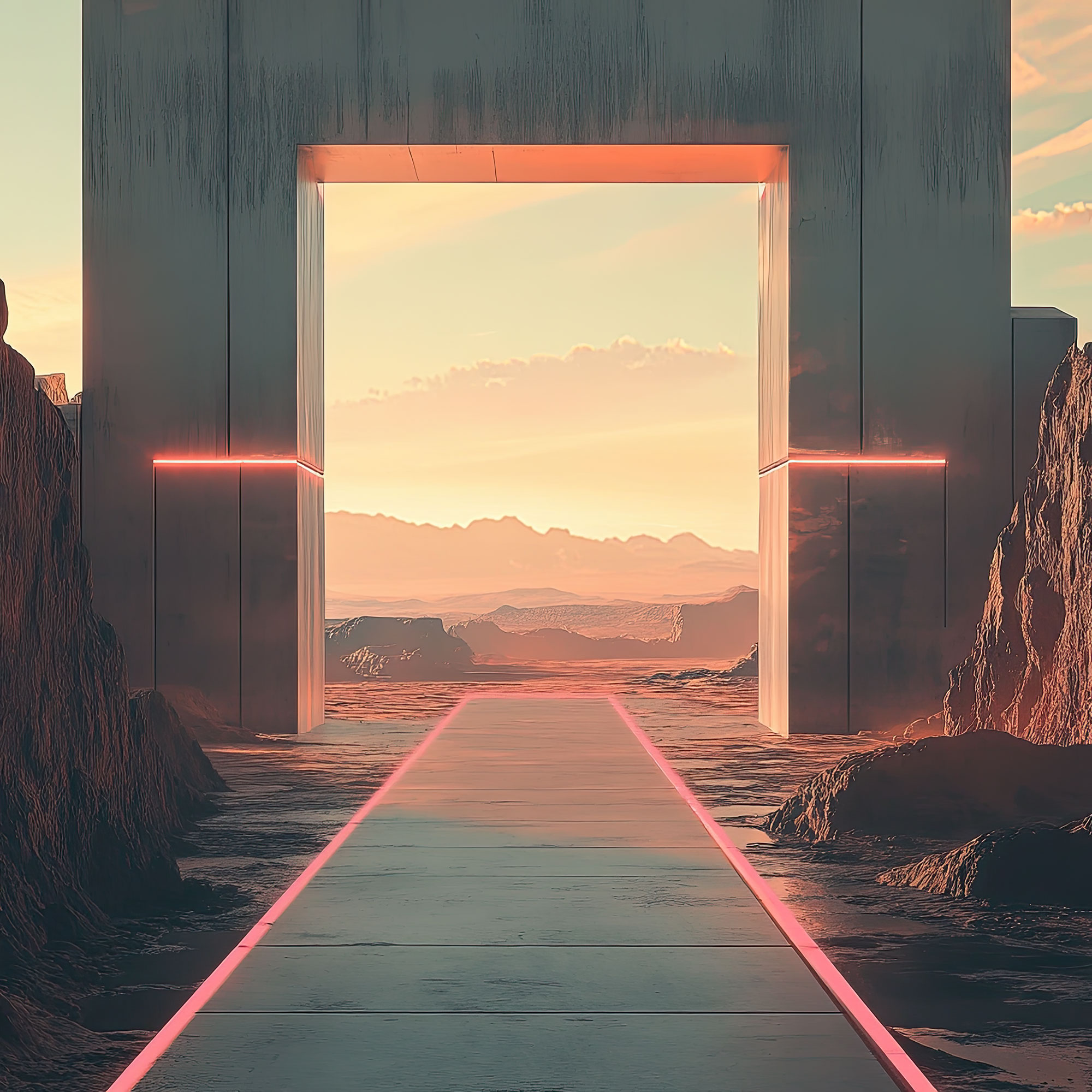 Preview for Futuristic-portal-landscape-sci-fi-backdrop-background-2018a