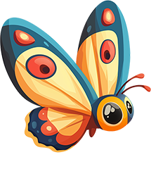 Preview for Colorful-butterfly-illustration-animal-sticker-46761