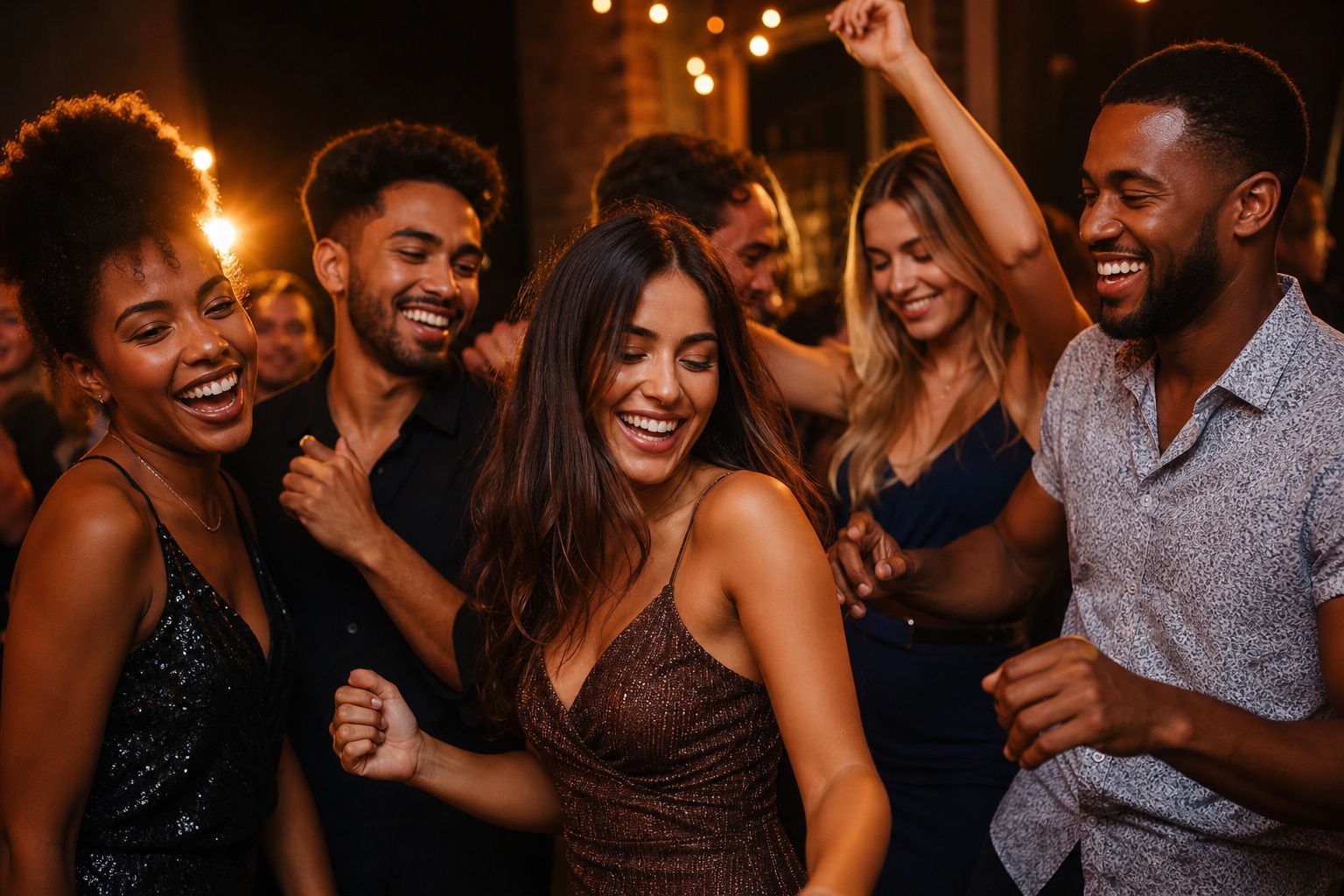 Preview for Party People Dancing Night Background