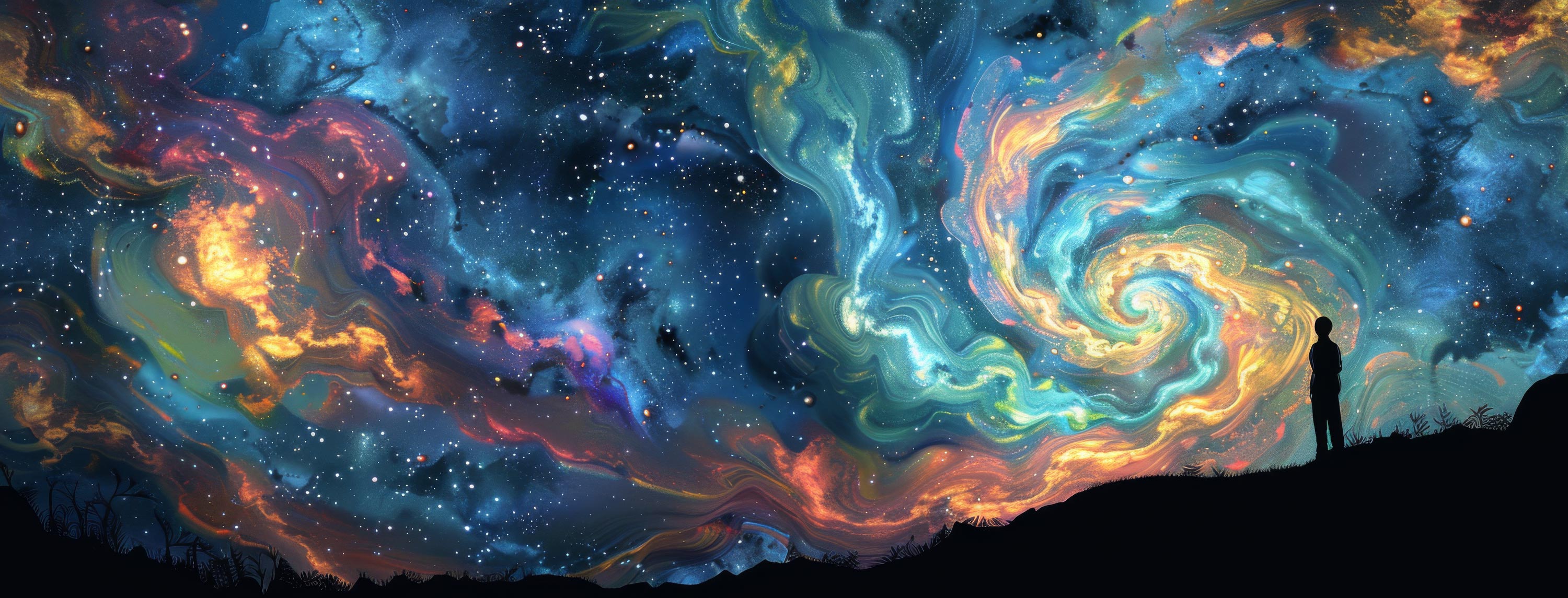 Preview for Cosmic-galaxy-contemplation-astrophotography-cover-background-27c53