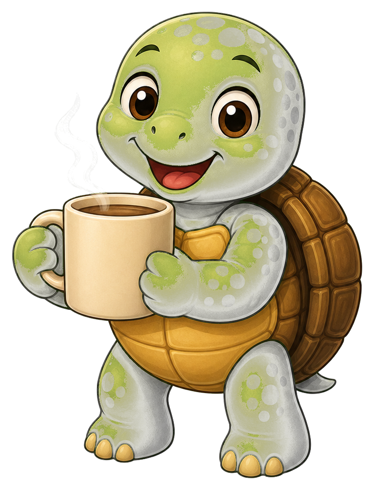 Preview for Coffee Turtle Sticker For Photos And Designs
