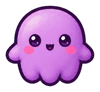 Preview for Puffball Boo Kawaii Monster Sticker