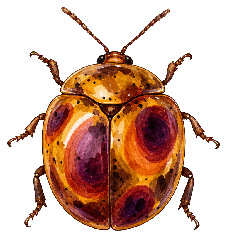 Preview for Golden Tortoise Beetle Sticker