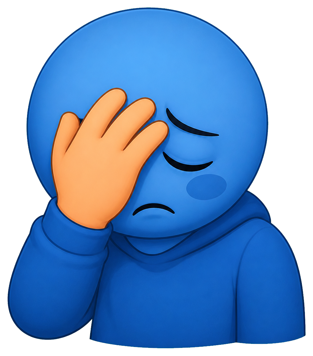 Preview for Facepalm Reaction Sticker Graphic
