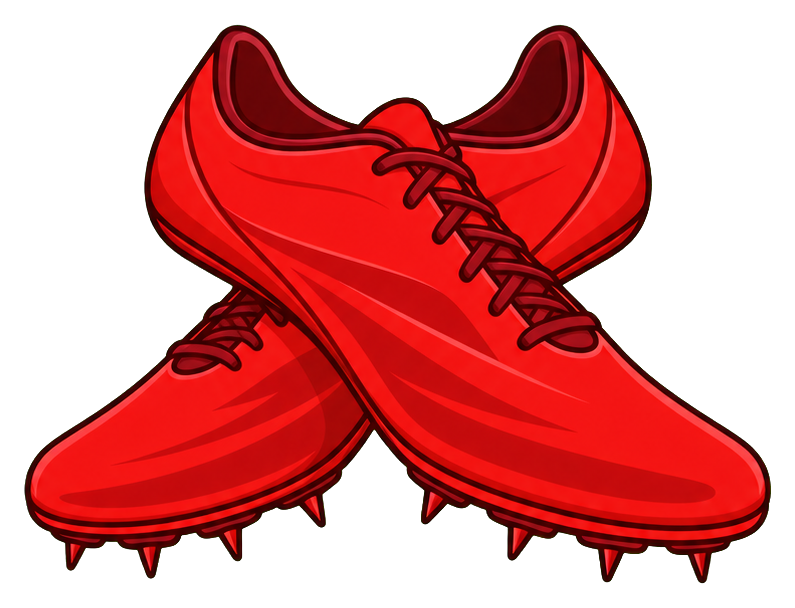 Preview for Red Sprint Spikes Sticker