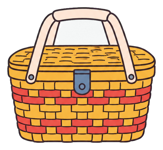 Preview for Picnic Basket Sticker For Creative Designs