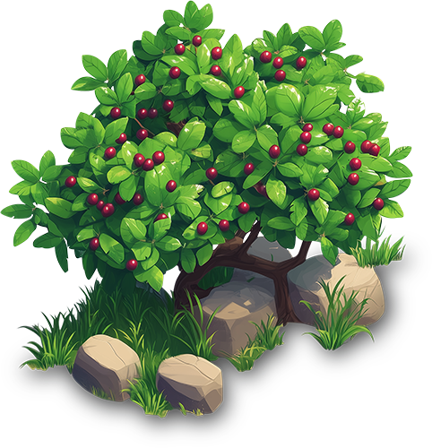 Preview for Berry-bush-illustration-sticker-31c56