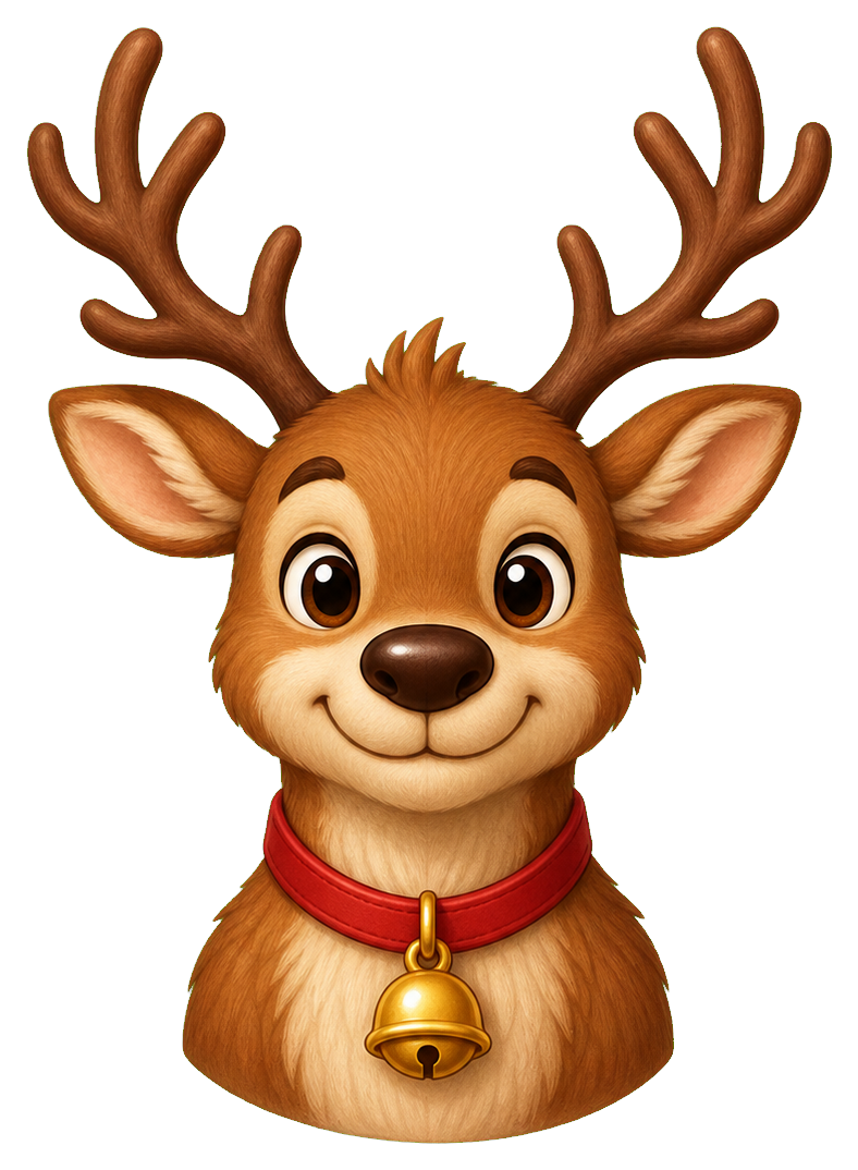 Preview for Reindeer Bell Collar Sticker