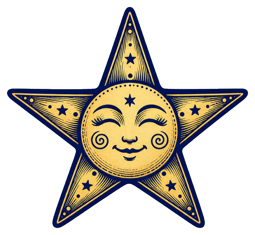 Preview for Five Point Star Face Sticker