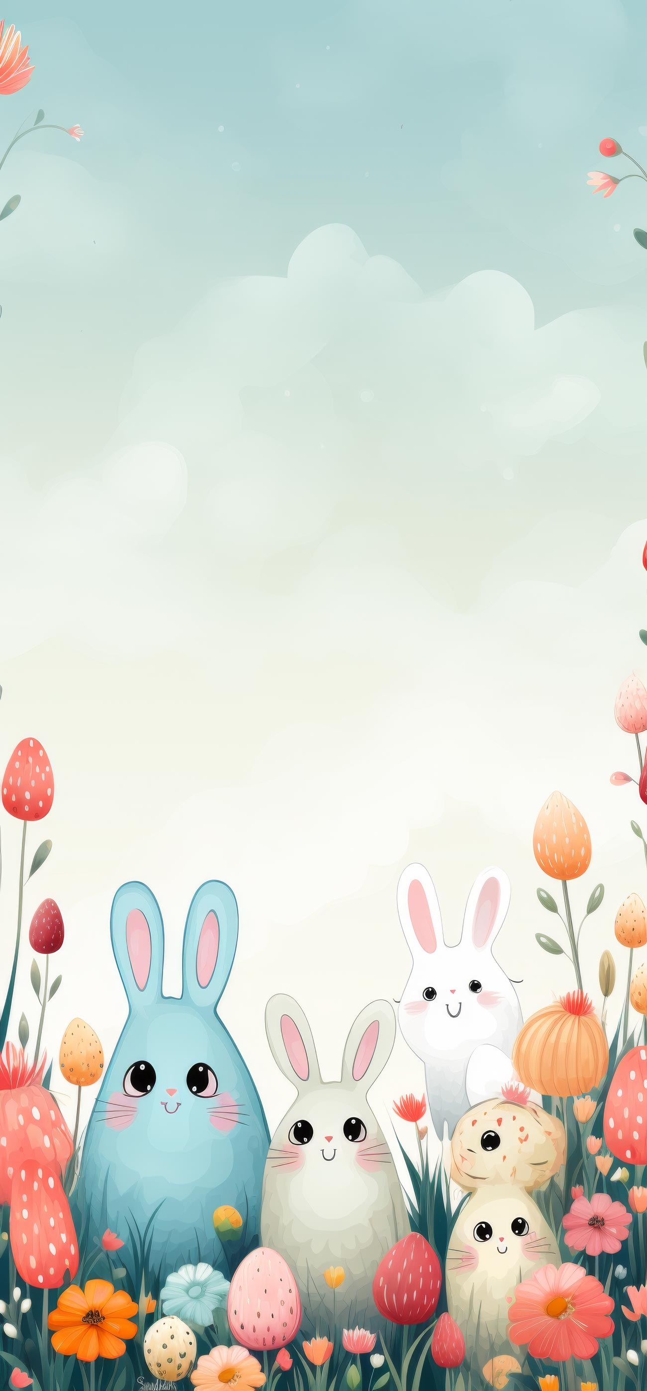 Preview for Easter-bunny-illustration-easter-phone-background-2d28e