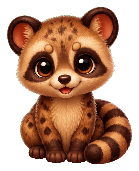 Preview for Chai Civet Cute Character Sticker