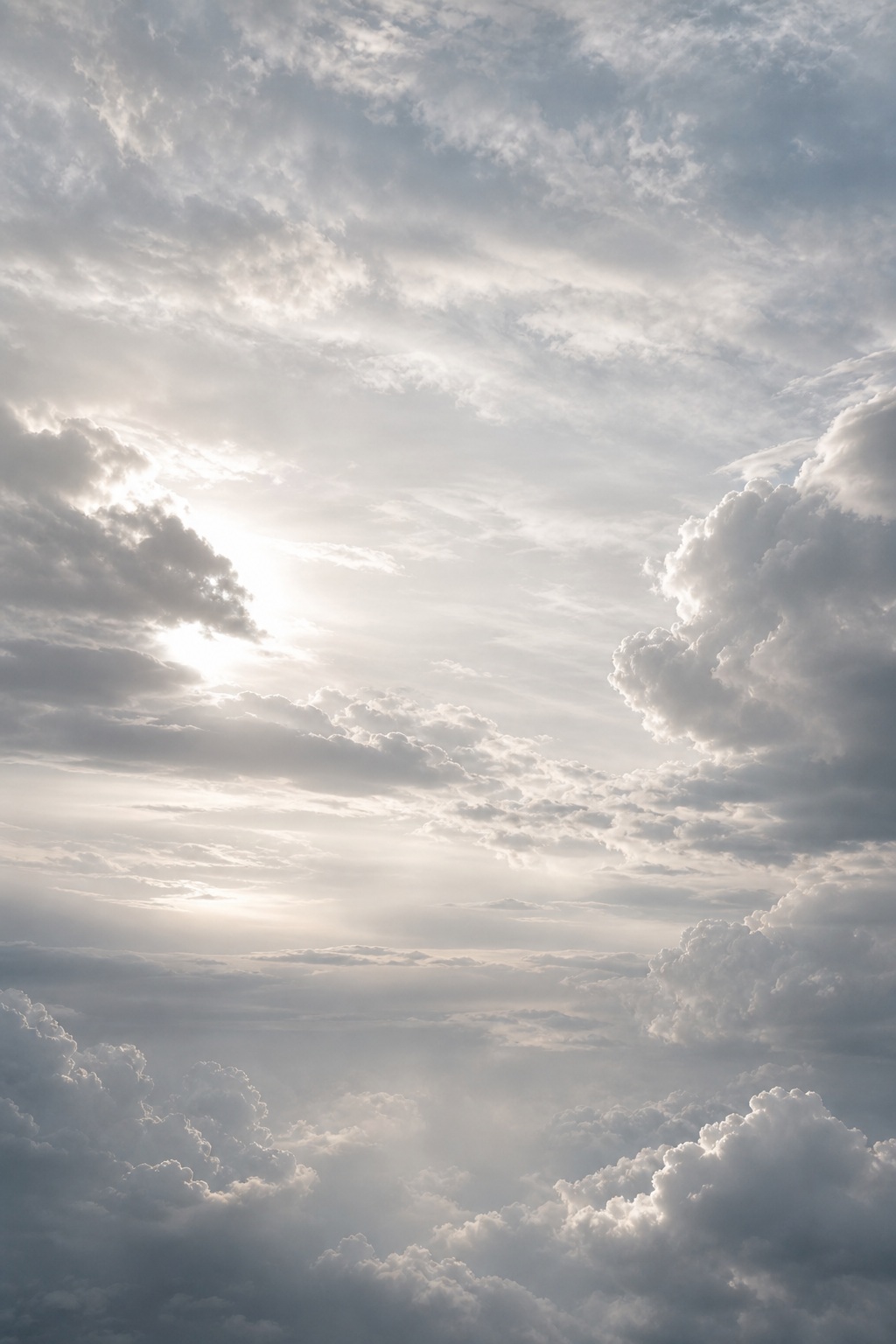 Preview for Dreamy Silver Sky Background